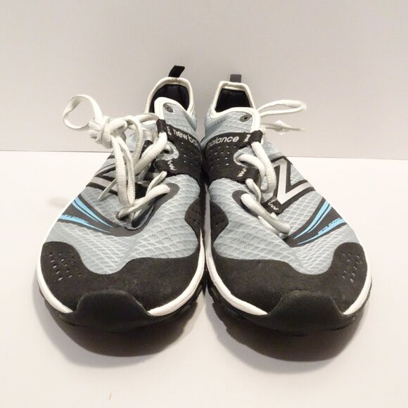 New Balance Minimus Running Shoes WT20LG2 Vibram Women Sz 8 Gray Blue Silver - Picture 1 of 7